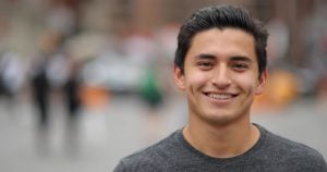 Smiling man